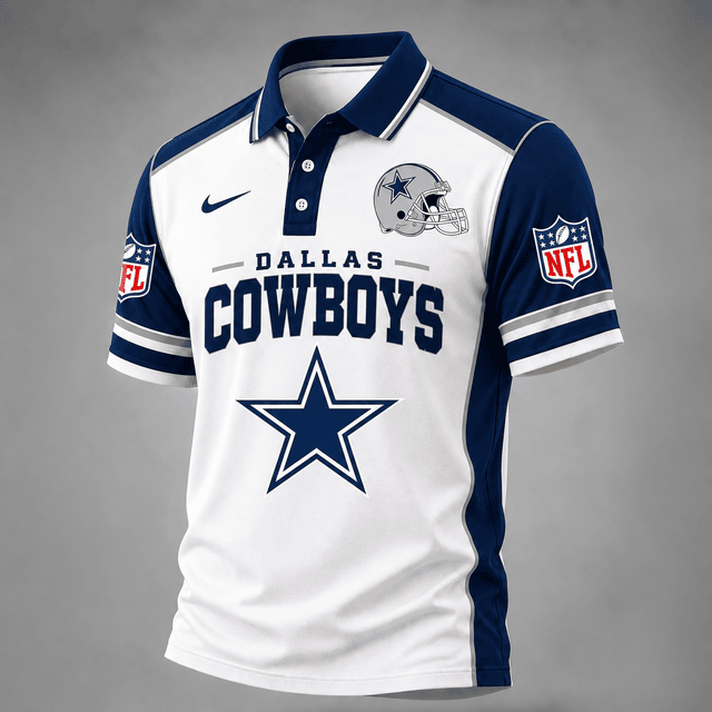 [TOUCHDOWN DEAL] NEW CUSTOMIZED NFL21 DCB THE COWBOYS POLO SHIRT