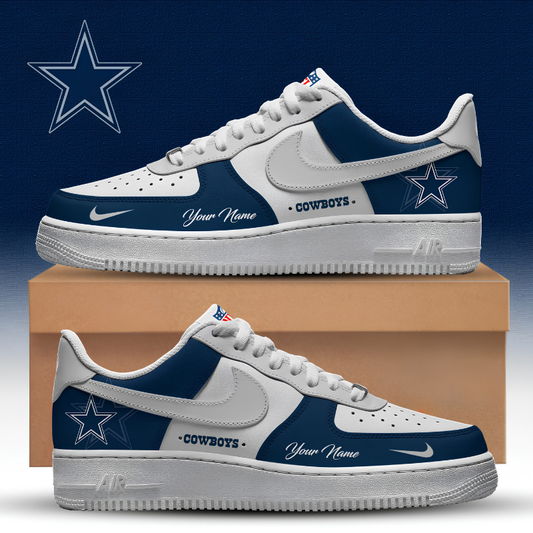 [TOUCHDOWN DEAL] NEW CUSTOMIZED NFL21 DCB DALLAS COWBOYS AF1 SNEAKERS