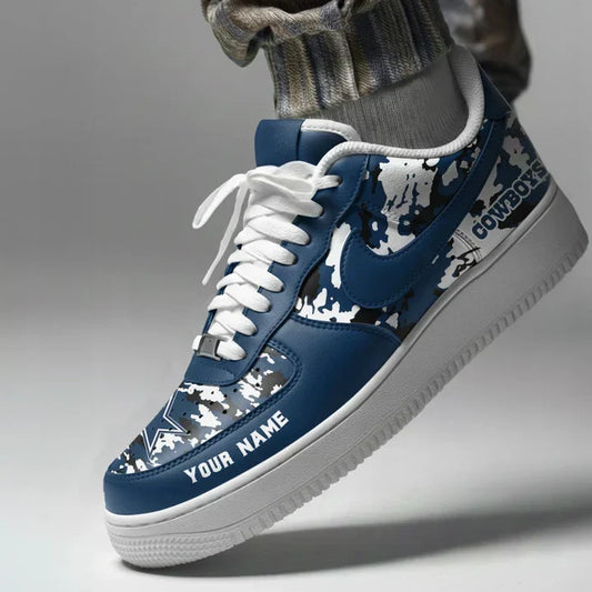 [TOUCHDOWN DEAL] NEW CUSTOMIZED NFL21 DCB DALLAS COWBOYS AF1 SNEAKERS
