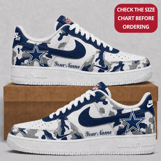[TOUCHDOWN DEAL] NEW CUSTOMIZED NFL21 DCB DALLAS COWBOYS AF1 SHOES