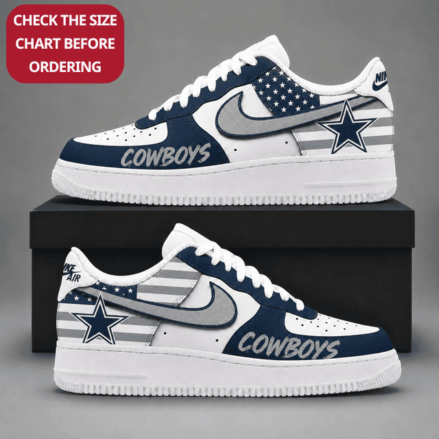[TOUCHDOWN DEAL] NEW CUSTOMIZED NFL21 DCB DALLAS COWBOYS AF1 SHOES