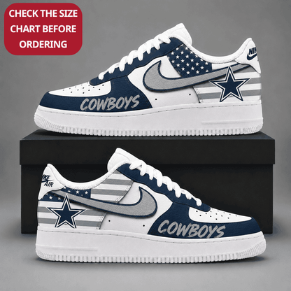 [TOUCHDOWN DEAL] NEW CUSTOMIZED NFL21 DCB DALLAS COWBOYS AF1 SHOES
