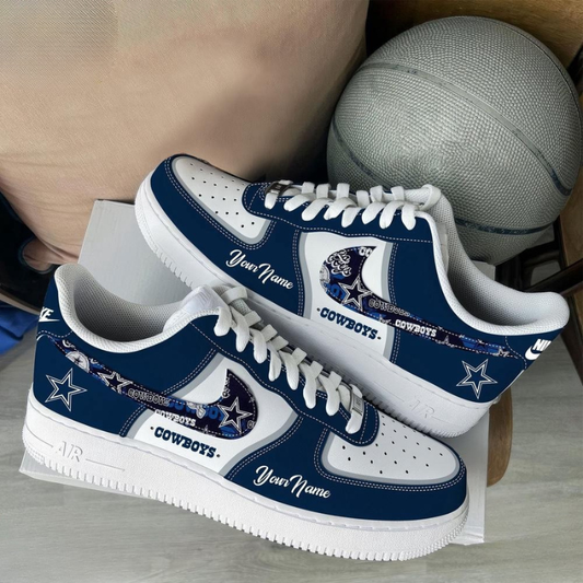 [TOUCHDOWN DEAL] NEW CUSTOMIZED NFL21 DCB DALLAS COWBOYS AF1 SNEAKERS