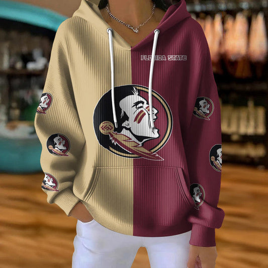 [TOUCHDOWN DEAL] NEW CUSTOMIZED NCAA FBS21 FLS FLORIDA STATE SEMINOLES RIBBED HOODIE & SWEATSHIRT
