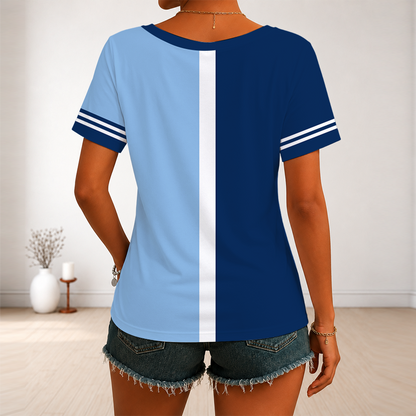 [HOMERUN DEAL] NEW CUSTOMIZED MLB21 TBR TAMPA BAY RAYS V-NECK FEMALE SHIRT