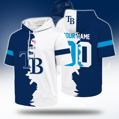 [HOMERUN DEAL] NEW CUSTOMIZED MLB21 TBR TAMPA BAY RAYS SHORT SLEEVE HOODIE