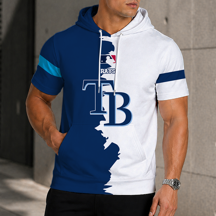[HOMERUN DEAL] NEW CUSTOMIZED MLB21 TBR TAMPA BAY RAYS SHORT SLEEVE HOODIE