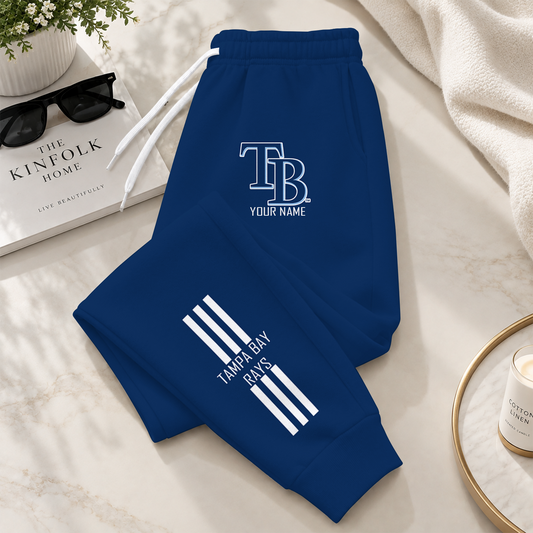 [HOMERUN DEAL] NEW CUSTOMIZED MLB21 TBR TAMPA BAY RAYS SWEATPANTS