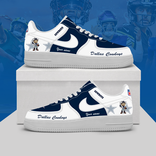 [TOUCHDOWN DEAL] NEW CUSTOMIZED NFL21 DCB DALLAS COWBOYS AF1 SHOES