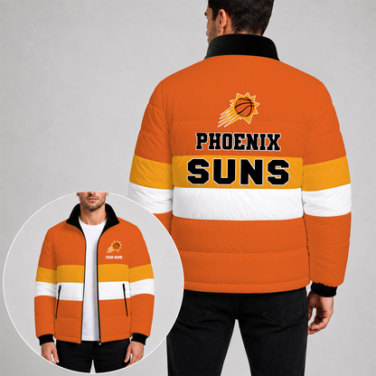 [SLAM DUNK DEAL] NEW CUSTOMIZED NBA21 PSU THE SUNS PUFFER JACKET