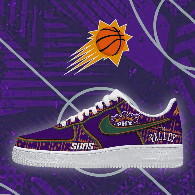 [SLAM DUNK DEAL] NEW CUSTOMIZED NBA21 PSU PHOENIX SUNS AF1 SHOES