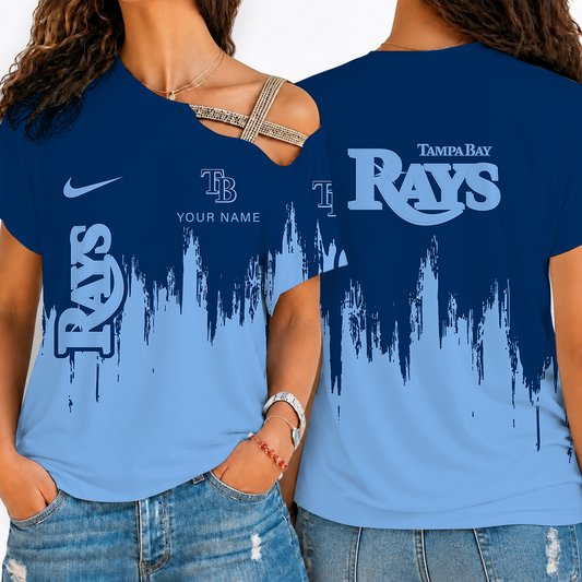 [HOMERUN DEAL] NEW CUSTOMIZED MLB21 TBR TAMPA BAY RAYS SHOULDER SHIRT