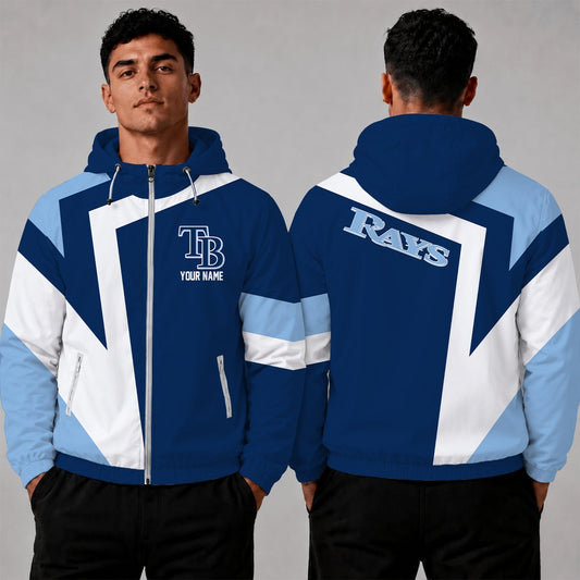 [HOMERUN DEAL] NEW CUSTOMIZED MLB21 TBR TAMPA BAY RAYS WINDBREAKER JACKET