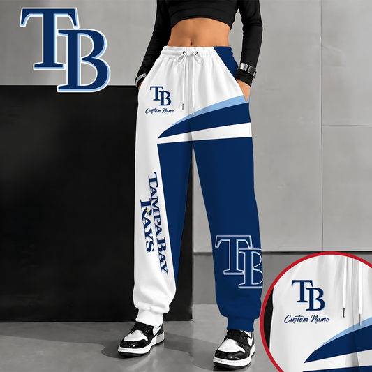 [HOMERUN DEAL] NEW CUSTOMIZED MLB21 TBR TAMPA BAY RAYS SWEATPANTS