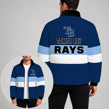 [HOMERUN DEAL] NEW CUSTOMIZED MLB 21 THE RAYS PUFFER JACKET