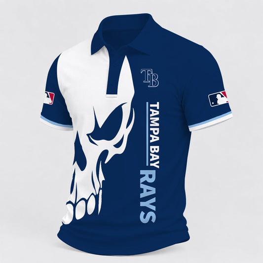 [HOMERUN DEAL] NEW CUSTOMIZED MLB21 TBR TAMPA BAY RAYS POLO SHIRT