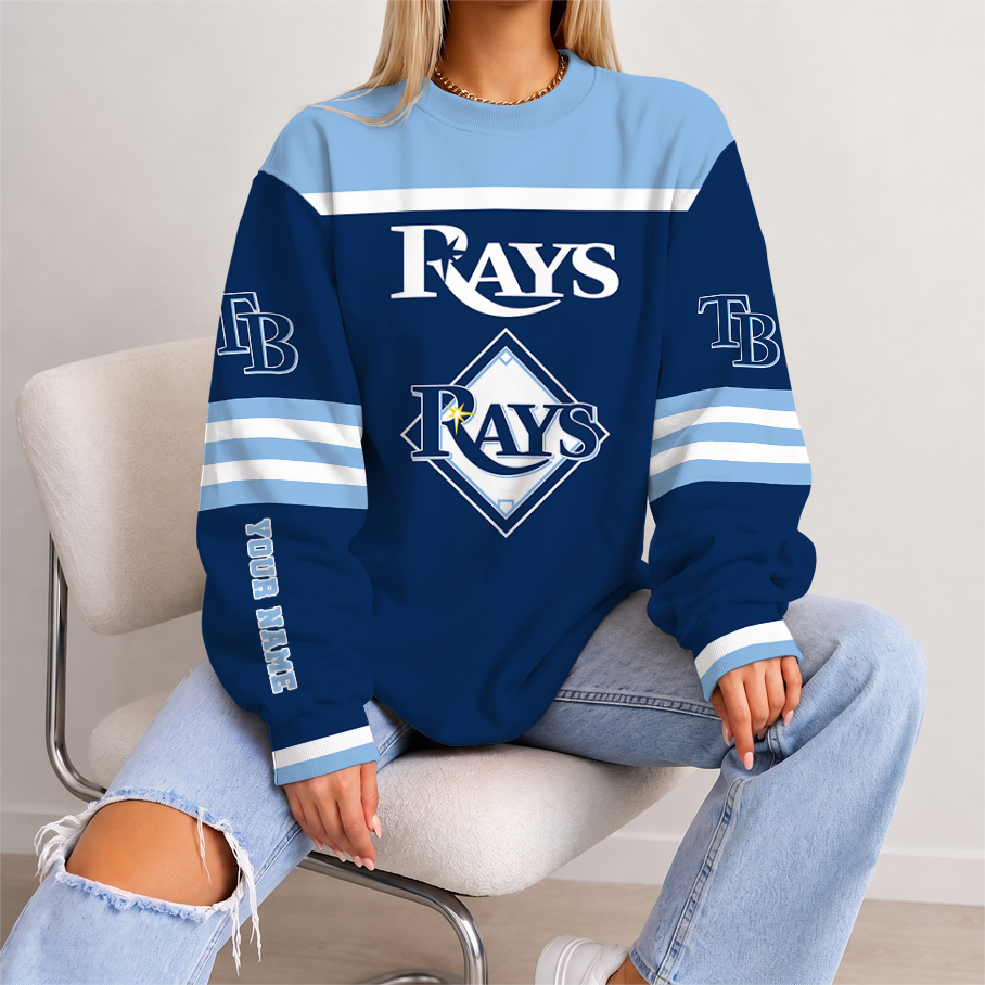 [HOMERUN DEAL] NEW CUSTOMIZED MLB21 TBR TAMPA BAY RAYS UNISEX SWEATSHIRT