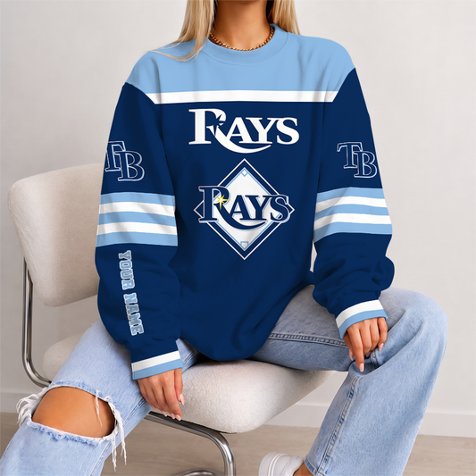 [HOMERUN DEAL] NEW CUSTOMIZED MLB21 TBR TAMPA BAY RAYS UNISEX SWEATSHIRT
