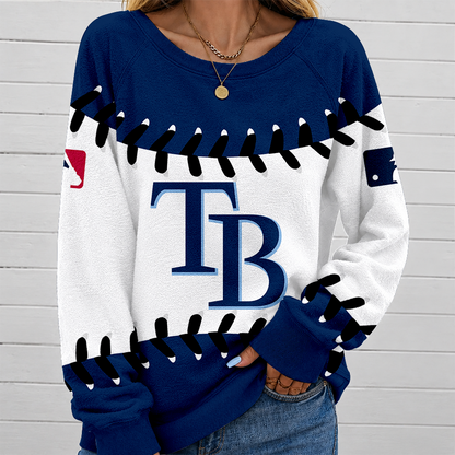[HOMERUN DEAL] NEW CUSTOMIZED MLB21 TBR TAMPA BAY RAYS UNISEX SWEATSHIRT