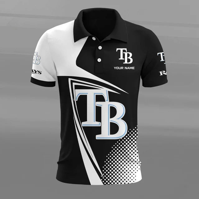[HOMERUN DEAL] NEW CUSTOMIZED MLB21 TBR TAMPA BAY RAYS POLO SHIRT