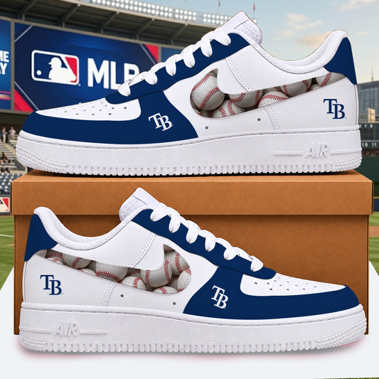 [HOMERUN DEAL] NEW CUSTOMIZED MLB21 TBR TAMPA BAY RAYS AF1 SHOES