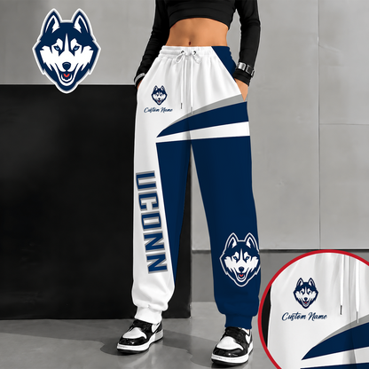[SLAM DUNK DEAL] NEW CUSTOMIZED NCAA MAM21 UCH UCONN HUSKIES SWEATPANTS