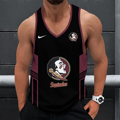 [TOUCHDOWN DEAL] NEW CUSTOMIZED NCAA FBS21 FLS FLORIDA STATE SEMINOLES UNISEX TANK TOP