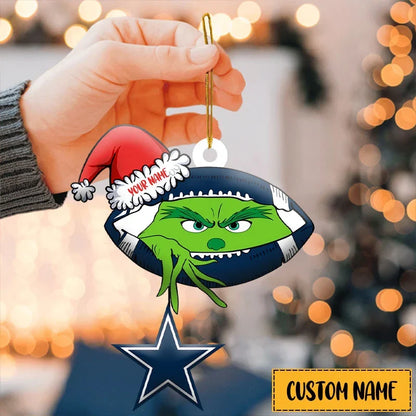 [TOUCHDOWN DEAL] NEW CUSTOMIZED NFL21 DCB DALLAS COWBOYS CHRISTMAS ACRYLIC ORNAMENT