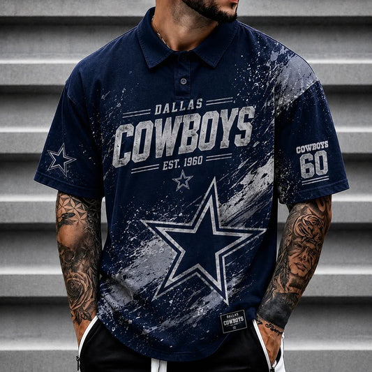 [TOUCHDOWN DEAL] NEW CUSTOMIZED NFL21 DCB DALLAS COWBOYS POLO SHIRT