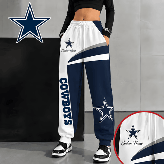 [TOUCHDOWN DEAL] NEW CUSTOMIZED NFL21 DCB DALLAS COWBOYS SWEATPANTS