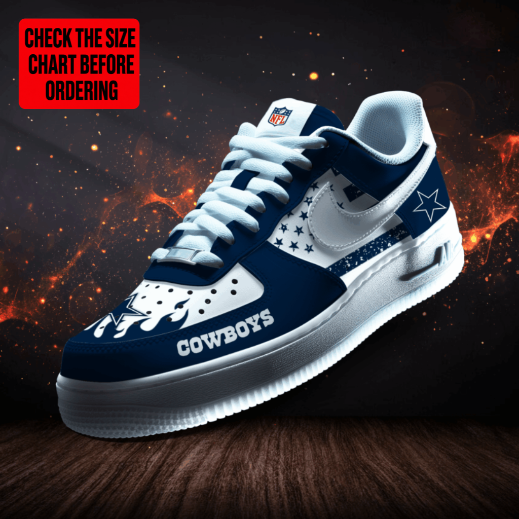 [TOUCHDOWN DEAL] NEW CUSTOMIZED NFL21 DCB DALLAS COWBOYS AF1 SNEAKERS