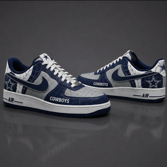 [TOUCHDOWN DEAL] NEW CUSTOMIZED NFL21 DCB DALLAS COWBOYS x SPIDER AF1 SHOES