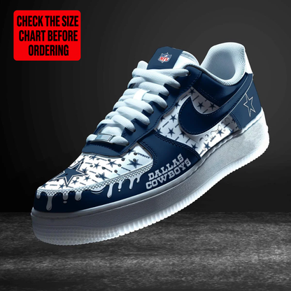 [TOUCHDOWN DEAL] NEW CUSTOMIZED NFL21 DCB DALLAS COWBOYS AF1 SHOES