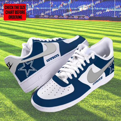 [TOUCHDOWN DEAL] NEW CUSTOMIZED NFL21 DCB DALLAS COWBOYS AF1 SHOES
