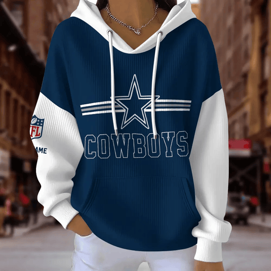 [TOUCHDOWN DEAL] NEW CUSTOMIZED NFL21 DCB DALLAS COWBOYS RIBBED HOODIE & SWEATSHIRT