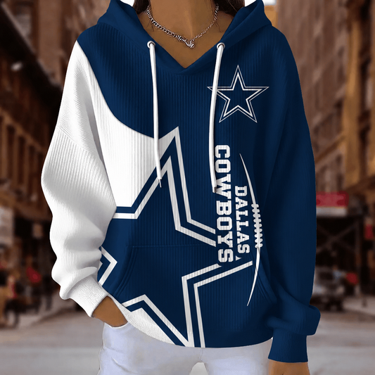 [TOUCHDOWN DEAL] NEW CUSTOMIZED NFL21 DCB DALLAS COWBOYS RIBBED HOODIE & SWEATSHIRT