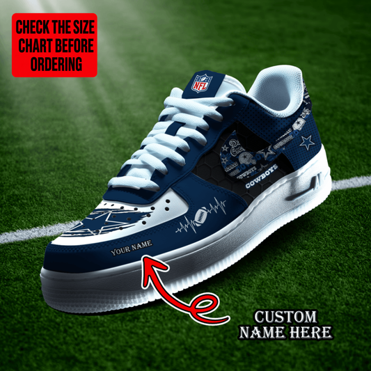 [TOUCHDOWN DEAL] NEW CUSTOMIZED NFL21 DCB DALLAS COWBOYS AF1 SHOES
