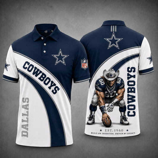 [TOUCHDOWN DEAL] NEW CUSTOMIZED NFL21 DCB DALLAS COWBOYS POLO SHIRT