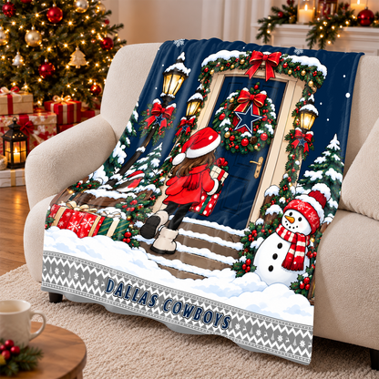 [TOUCHDOWN DEAL] NEW CUSTOMIZED NFL21 DCB THE COWBOYS FLEECE BLANKET