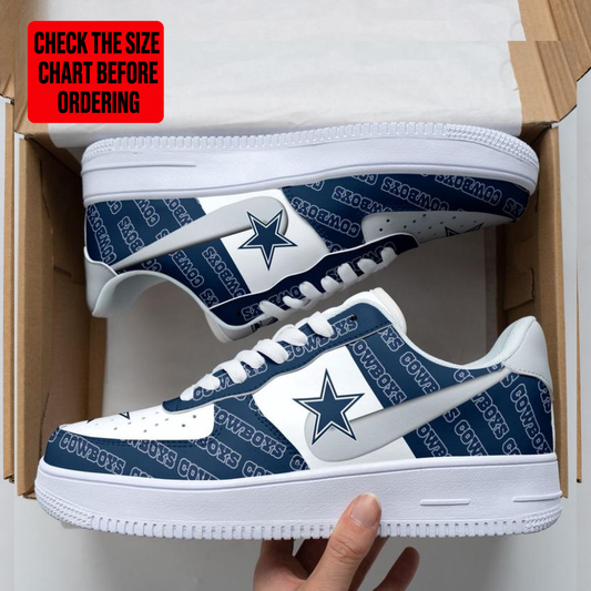 [TOUCHDOWN DEAL] NEW CUSTOMIZED NFL21 DCB DALLAS COWBOYS AF1 SHOES