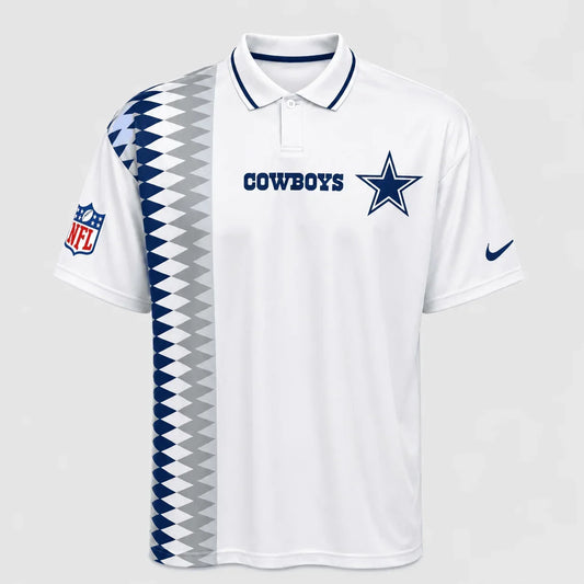 [TOUCHDOWN DEAL] NEW CUSTOMIZED NFL21 DCB DALLAS COWBOYS POLO SHIRT