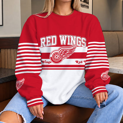 [PUCK DROP DEAL] NEW CUSTOMIZED NHL22 DRW THE RED WINGS UNISEX SWEATSHIRT