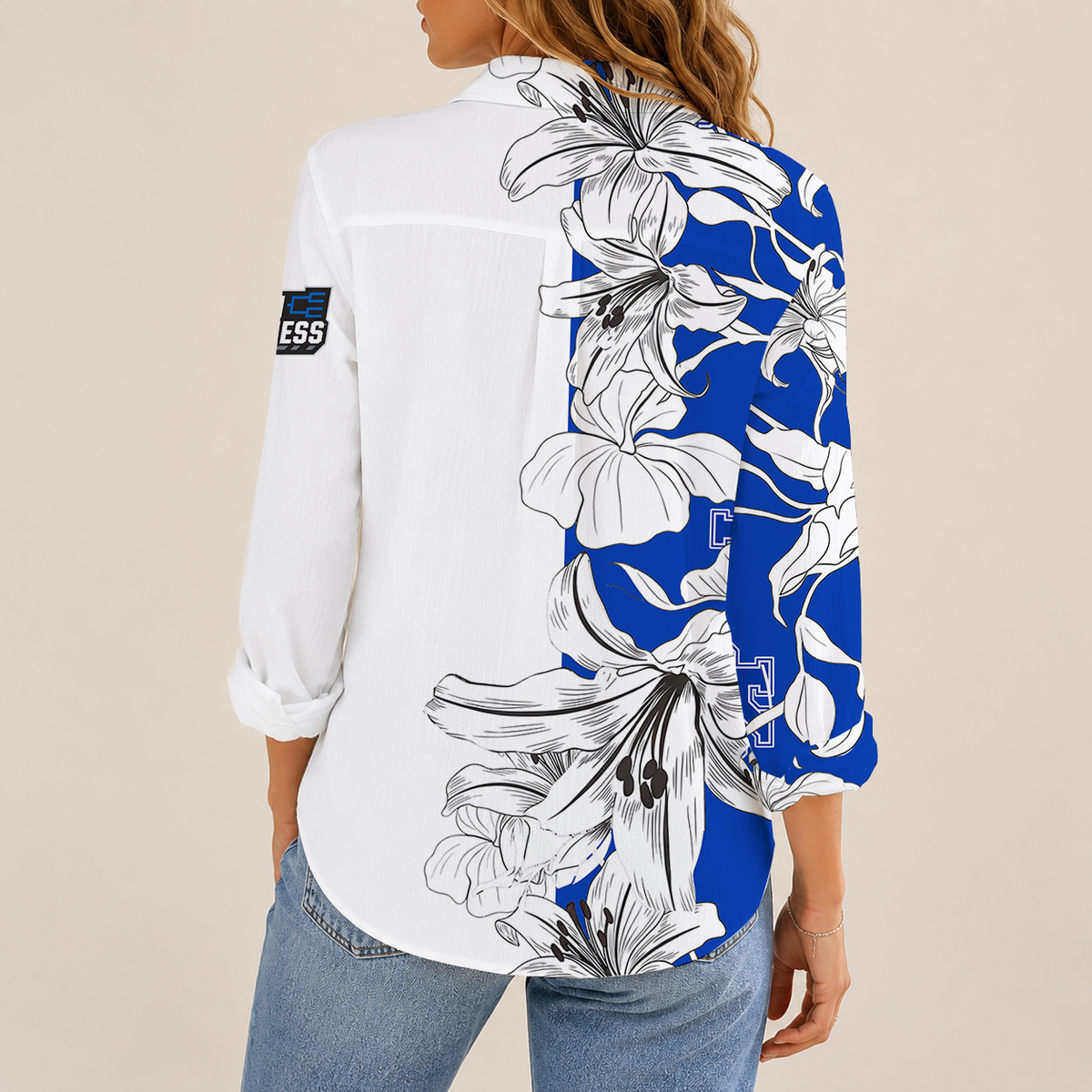 [SLAM DUNK DEAL] NEW CUSTOMIZED NCAA MAM22 KEW KENTUCKY WILDCATS STRAPPY WOMEN CASUAL SHIRT