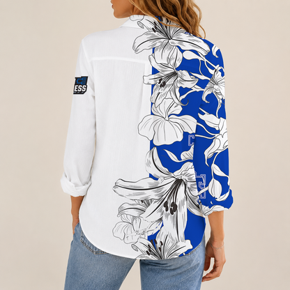 [SLAM DUNK DEAL] NEW CUSTOMIZED NCAA MAM22 KEW KENTUCKY WILDCATS STRAPPY WOMEN CASUAL SHIRT