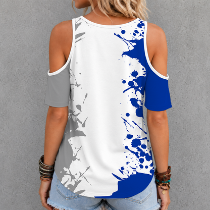 [SLAM DUNK DEAL] NEW CUSTOMIZED NCAA MAM22 KEW KENTUCKY WILDCATS CRISS CROSS V-NECK TOP