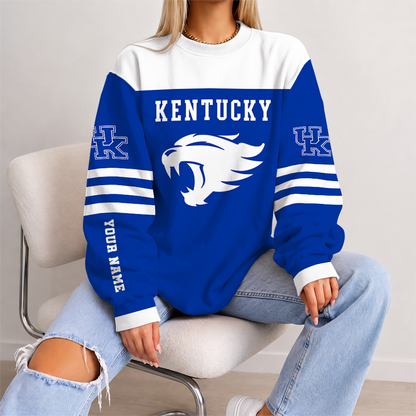[SLAM DUNK DEAL] NEW CUSTOMIZED NCAA MAM22 KEW KENTUCKY WILDCATS STRAPPY UNISEX SWEATSHIRT