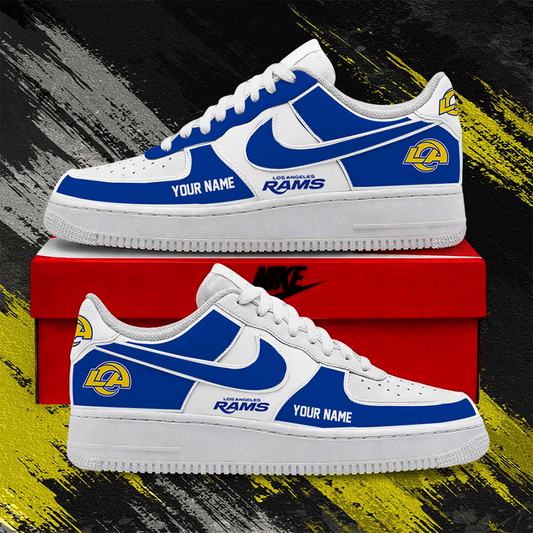 [TOUCHDOWN DEAL] NEW CUSTOMIZED NFL22 LAR LOS ANGELES RAMS AF1 SHOES
