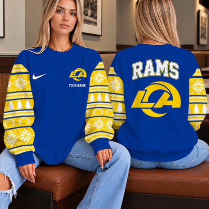 [TOUCHDOWN DEAL] NEW CUSTOMIZED NFL22 LAR THE RAMS UNISEX SWEATSHIRT