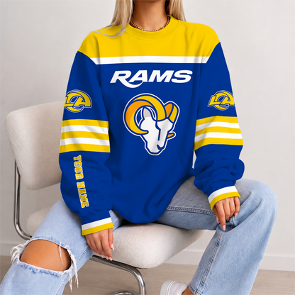 [TOUCHDOWN DEAL] NEW CUSTOMIZED NFL22 LAR LOS ANGELES RAMS UNISEX SWEATSHIRT