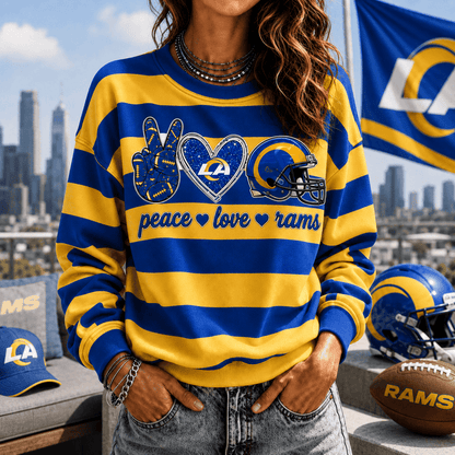 [TOUCHDOWN DEAL] NEW CUSTOMIZED NFL22 LAR LOS ANGELES RAMS UNISEX SWEATSHIRT
